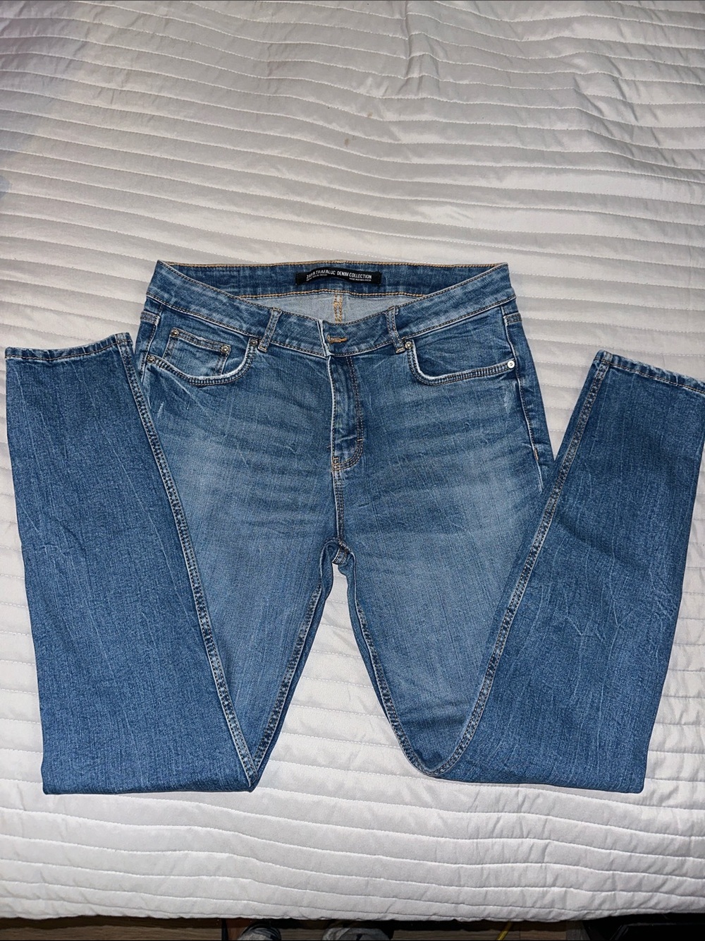 Zara Light Blue Skinny Jeans